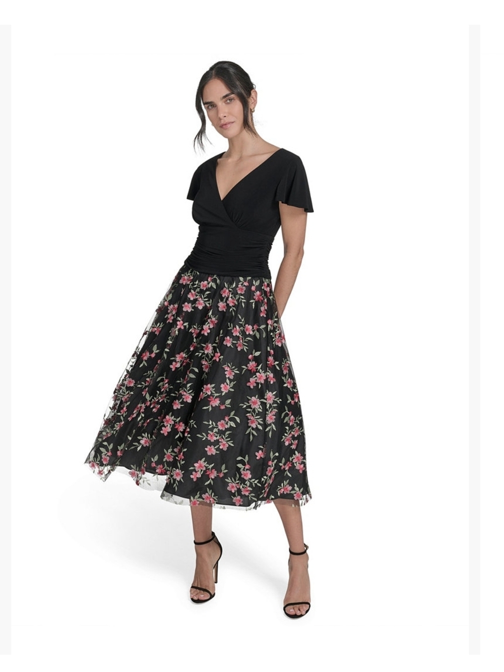 NWT Jessica Howard Elegant Women's Embroidered Dress